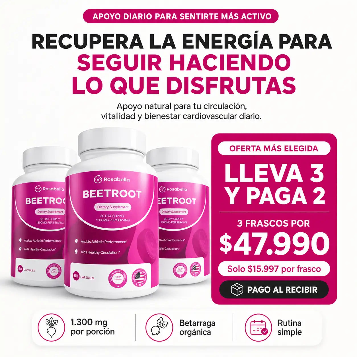 Beetroot: Energía y Circulación