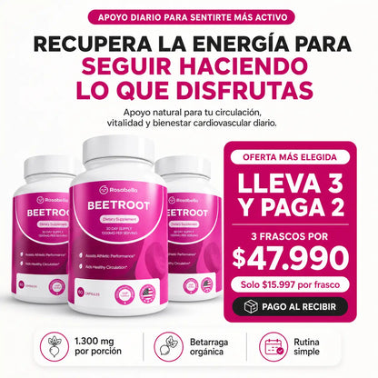 Beetroot: Energía y Circulación