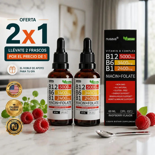 Nusava® Complejo B (B1, B6, B12, Niacina, Folato)