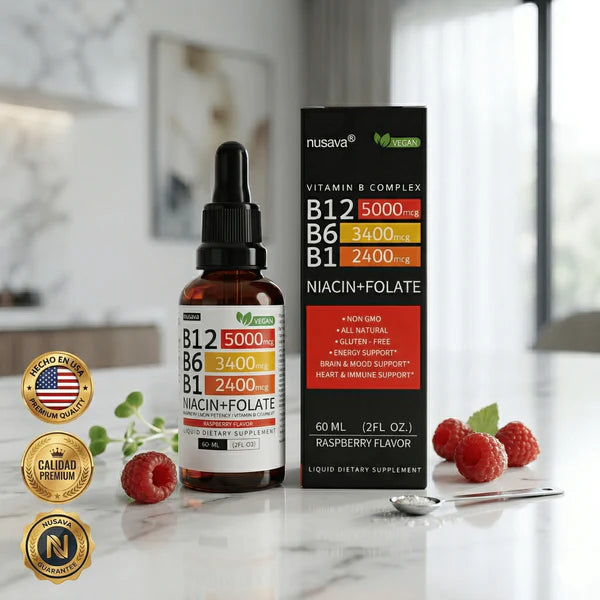 Nusava® Complejo B (B1, B6, B12, Niacina, Folato)