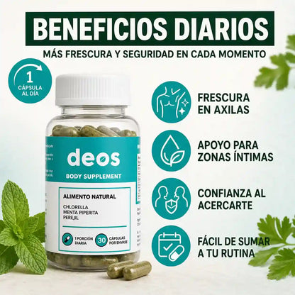DEOS® Adiós al Mal Aliento - 60 Cápsulas