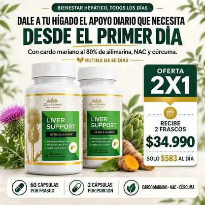 Liver Support®: vuelve a sentirte liviano