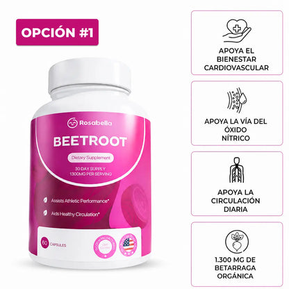 Cápsulas de betarraga orgánica®