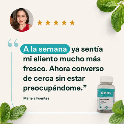 DEOS® Adiós al Mal Aliento - 60 Cápsulas